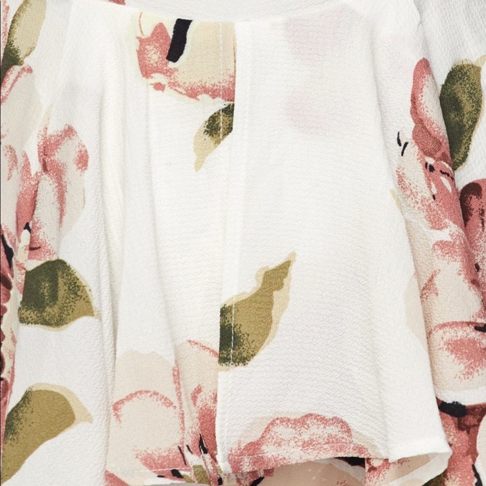 ☀️ Off-Shoulder Romper High Low Dress - Picture 5 of 8